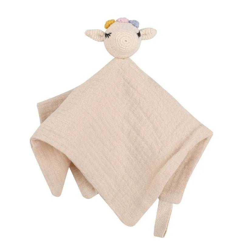 Doudou Lapin Bébé en Mousseline – Compagnon doux et rassurant