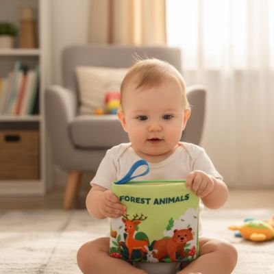 Livre bebe en tissus
