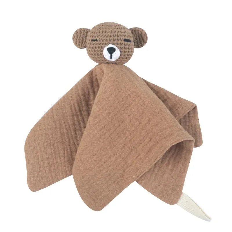 Doudou Lapin Bébé en Mousseline – Compagnon doux et rassurant