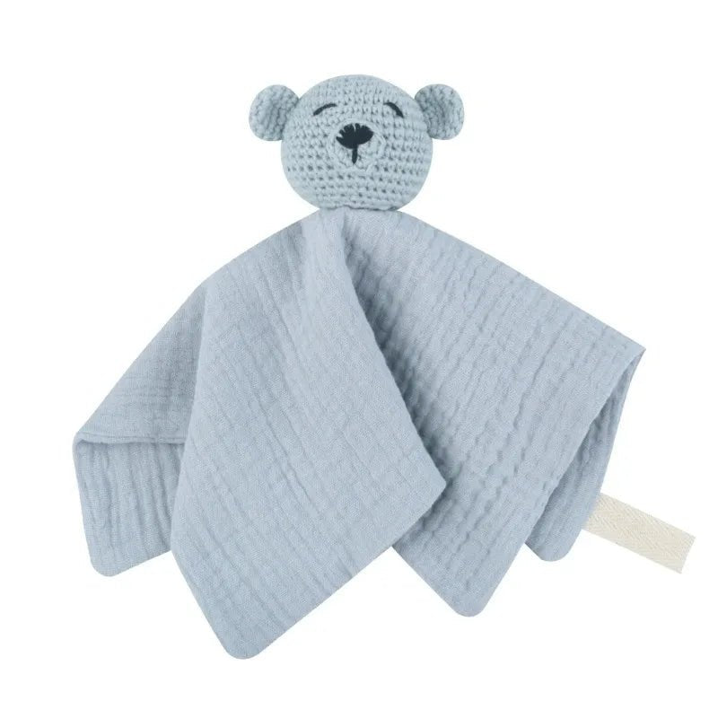 Doudou Lapin Bébé en Mousseline – Compagnon doux et rassurant