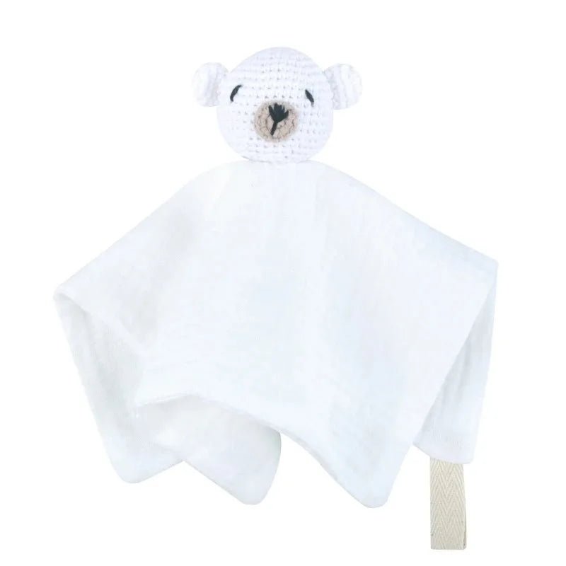 Doudou Lapin Bébé en Mousseline – Compagnon doux et rassurant
