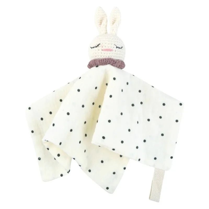 Doudou Lapin Bébé en Mousseline – Compagnon doux et rassurant