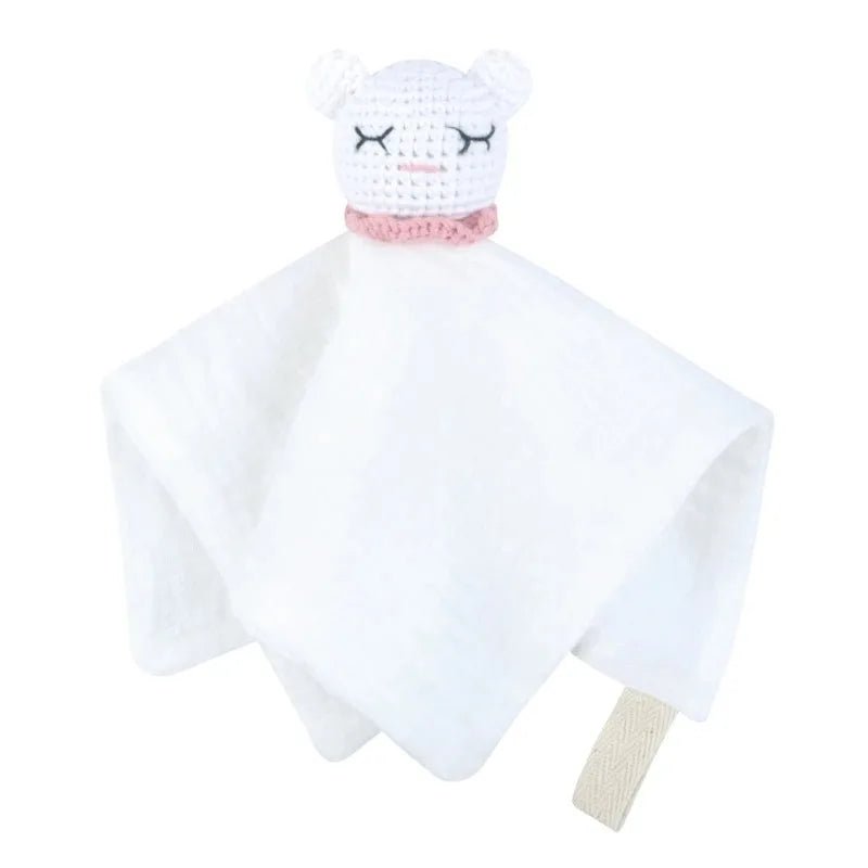 Doudou Lapin Bébé en Mousseline – Compagnon doux et rassurant
