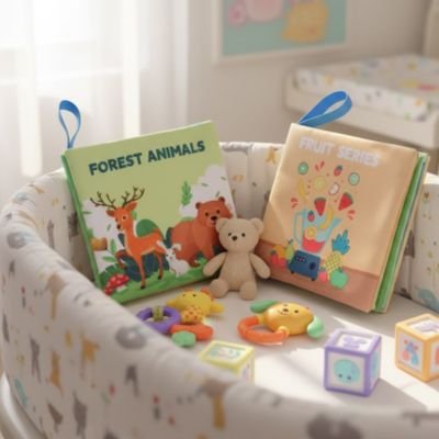 Livre bebe en tissus 