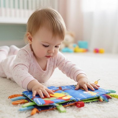Livre bebe en tissus 