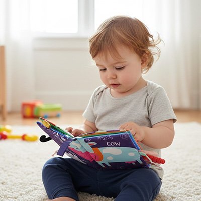 Livre bebe en tissus 