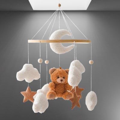 Mobile pour Bébé - WoodenCribBell™ - Oursson - Mon doux bébé
