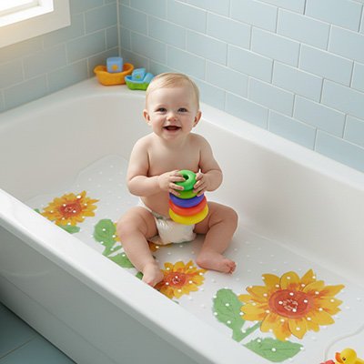 Tapis de bain bebe 
